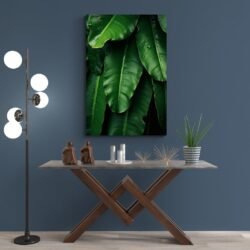 Banana leaf painting