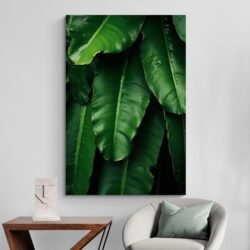 Banana leaf painting