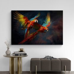 Parrot wall art