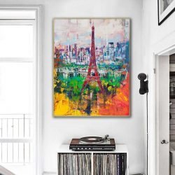 Paris oil painting