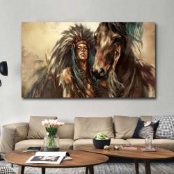 Indian war horse painting