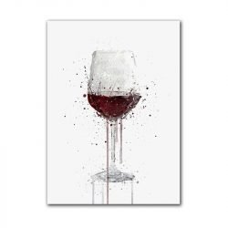 Wine glass painting