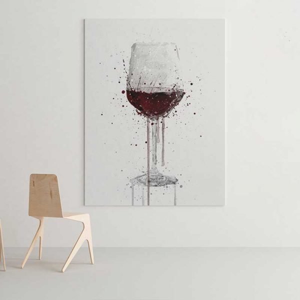 Wine glass painting