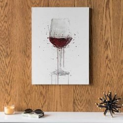 Wine glass painting