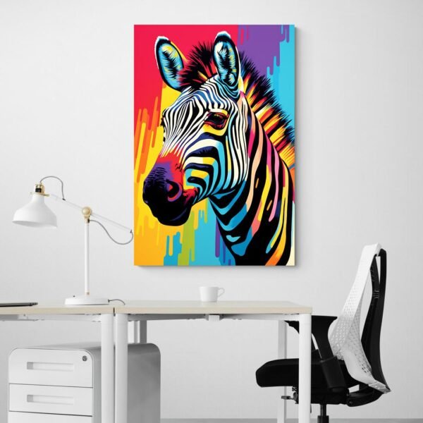 Colorful zebra