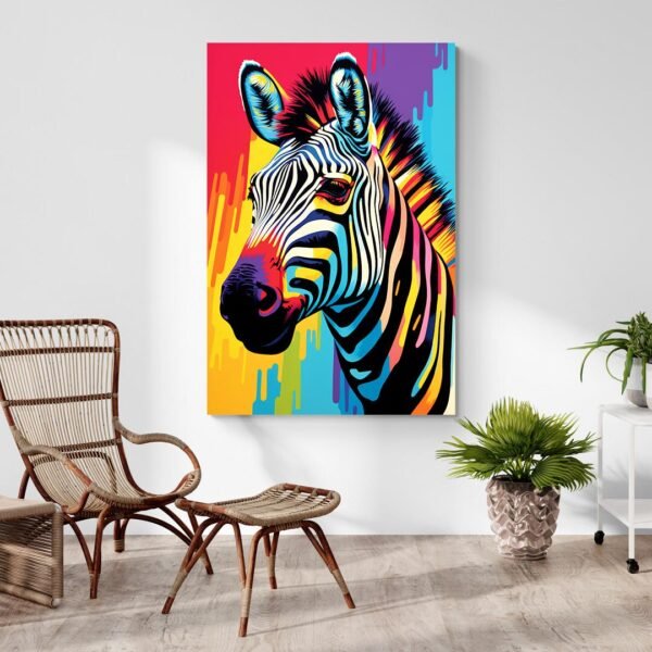 Colorful zebra