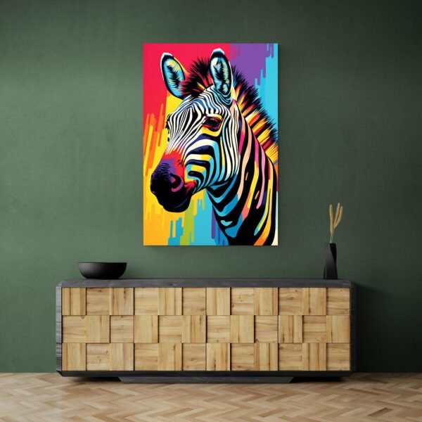 Colorful zebra