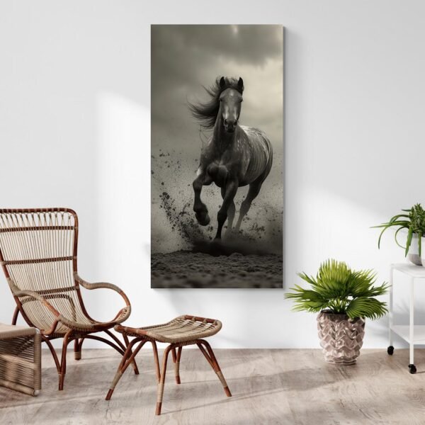 Galloping horse wall art