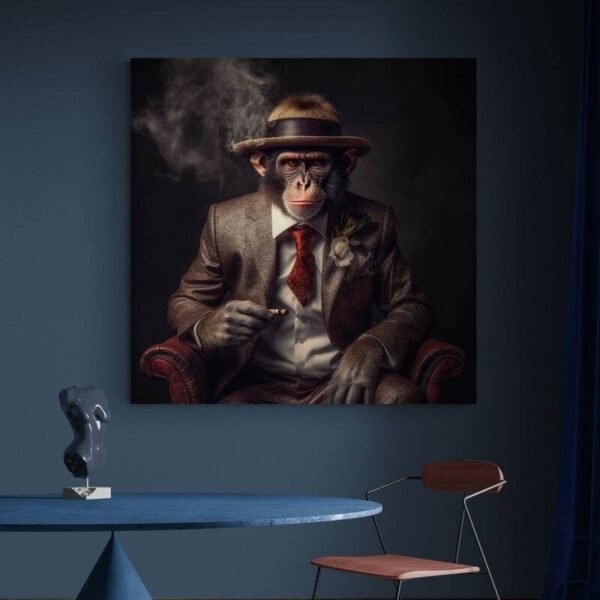 Gangster monkey art