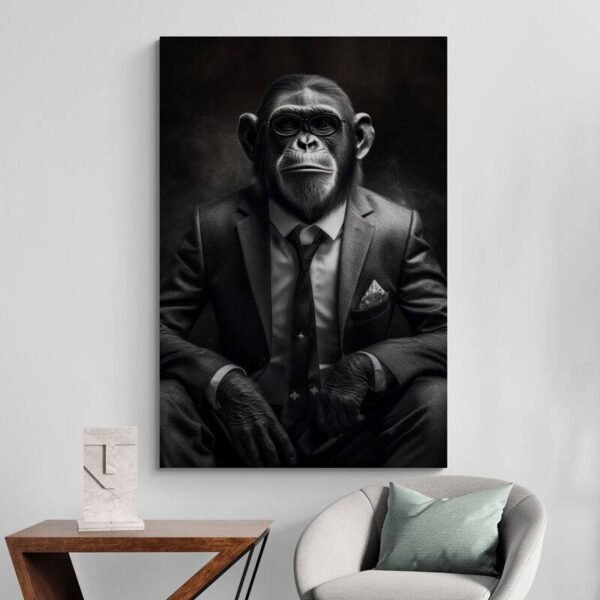 Gangster monkey art