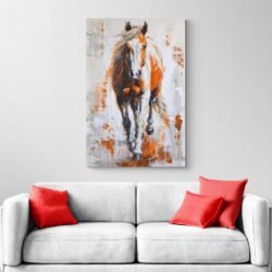 Horse abstract painting