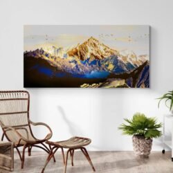 Mountain landscape painting