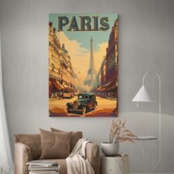 Paris vintage poster