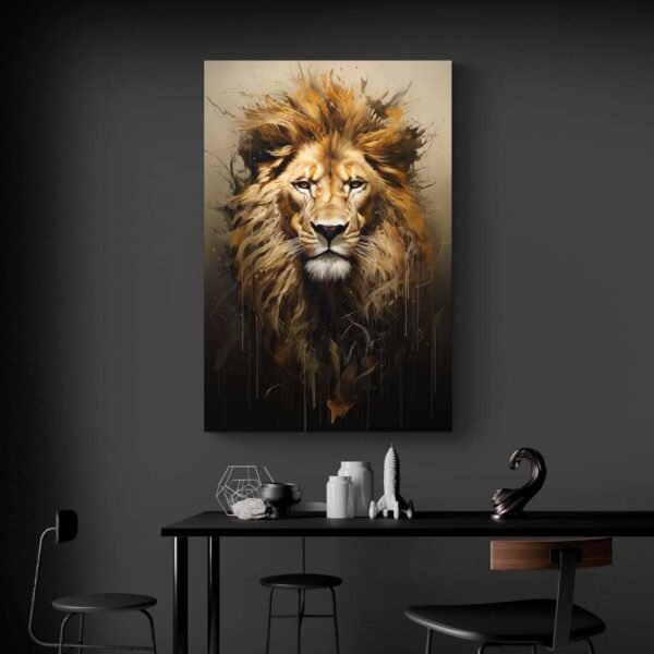 Portrait of lion