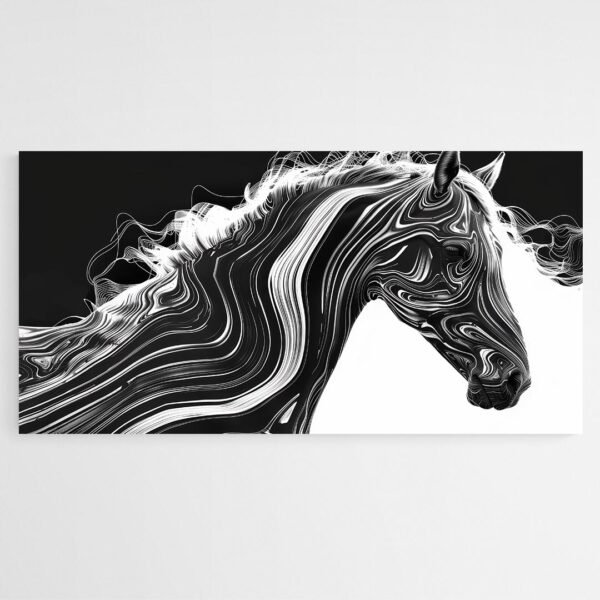 Running horse painting