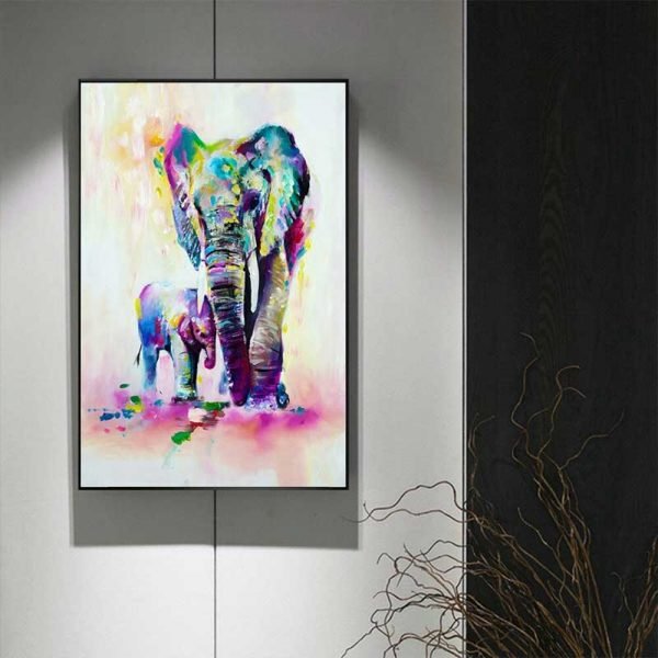 Watercolor elephant