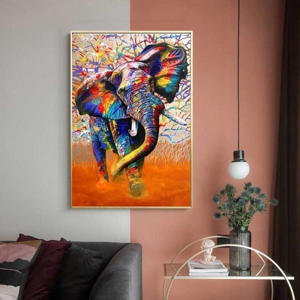 Abstract elephant