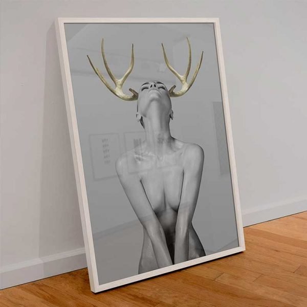 Nude woman wall art