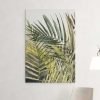 Painting tropical leaves