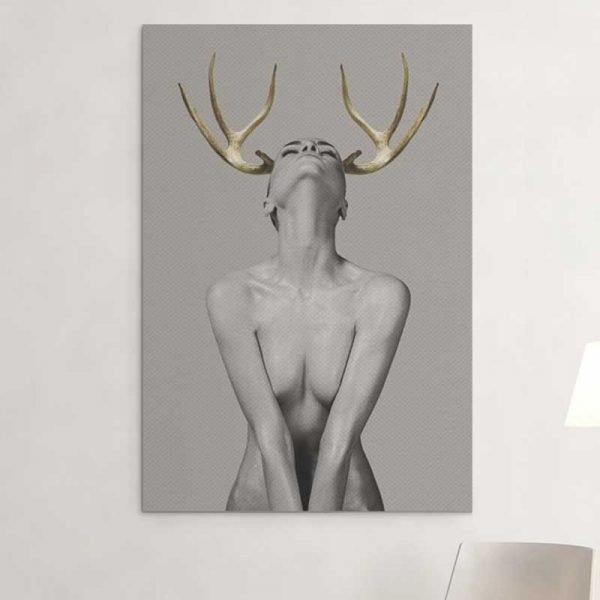 Nude woman wall art