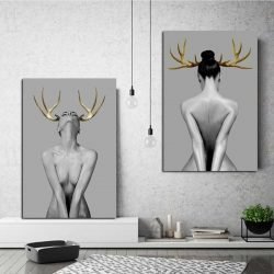 Nude woman wall art