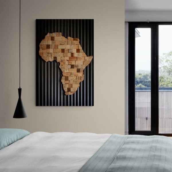 Map of Africa wall art