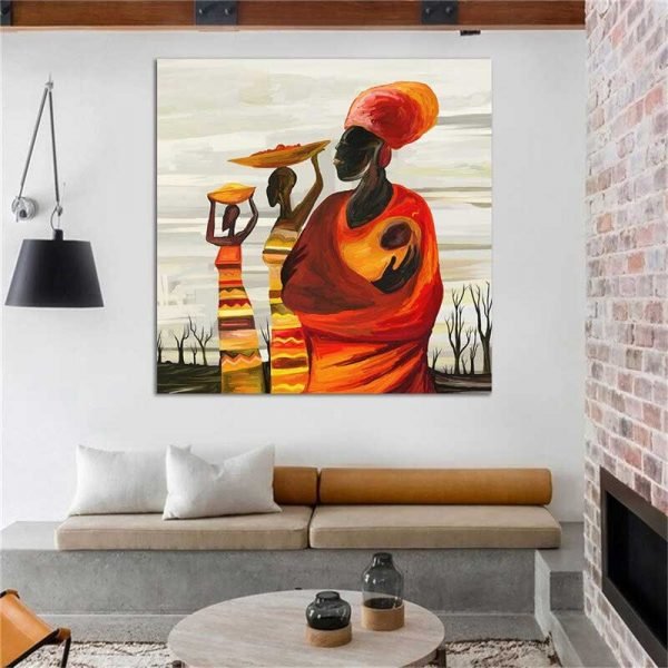 African paintings of women