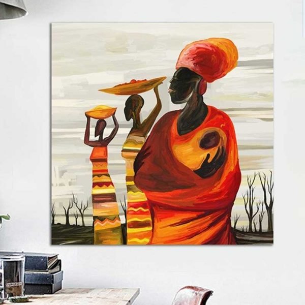 African paintings of women