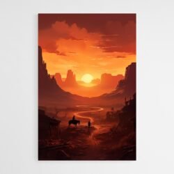 Cowboys painting