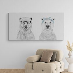 Polar bear white paint