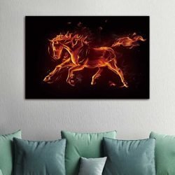 Flame horse