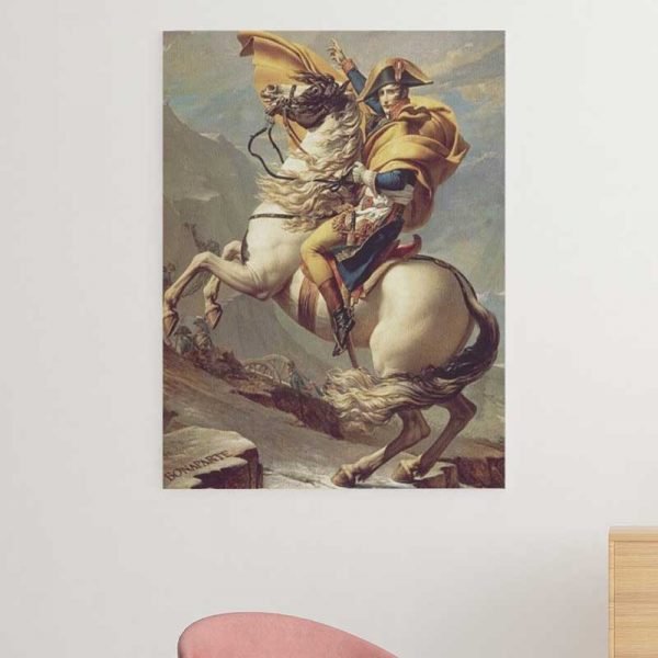 Napoleon on a horse painting