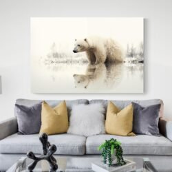 Bear wall art