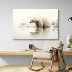 Bear wall art