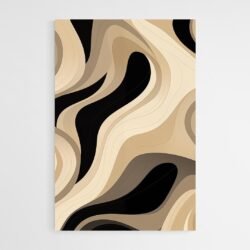 Beige abstract art