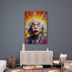 Einstein wall art