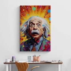 Einstein wall art