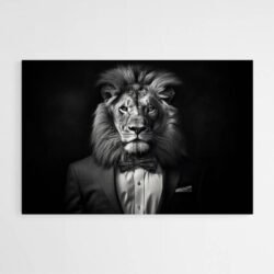 Lion in a suit