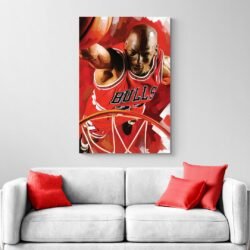 Michael Jordan painting