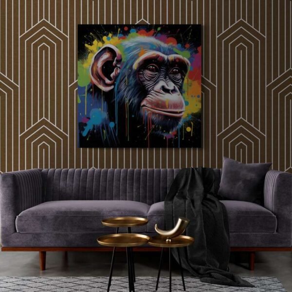 Monkey street art