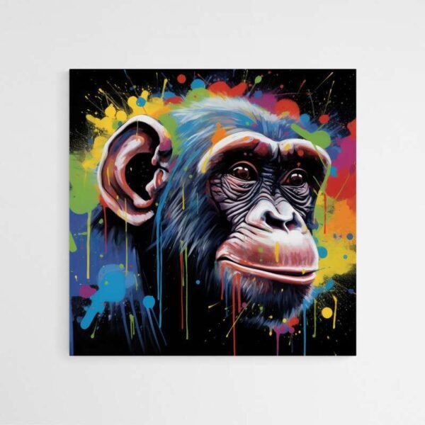 Monkey street art