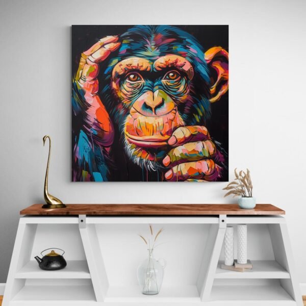 Painted monkey