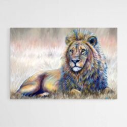 Painting of lion