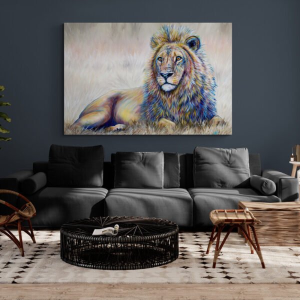 Painting of lion