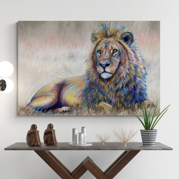 Painting of lion