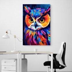 Pop art owl