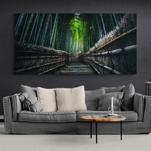 Bamboo wall art