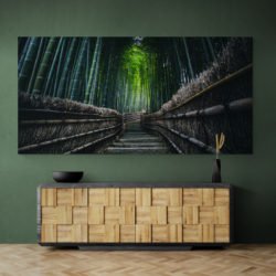 Bamboo wall art