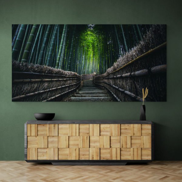 Bamboo wall art