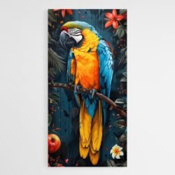 Wall art parrots